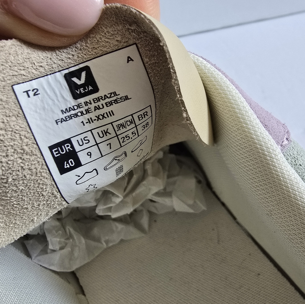 Veja Leather Multicolor Sneakers Size 40 - Picture 4 of 7